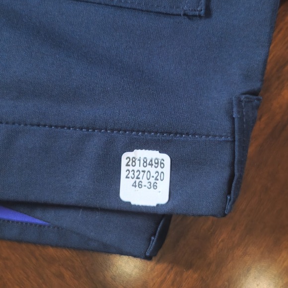 Cintas Comfort Flex Pro Navy Blue Cargo Pants Workwear Size 46x36 NWT - Picture 4 of 8